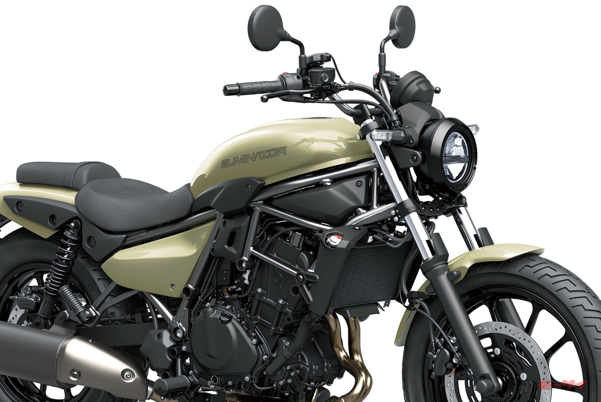 美品】エリミネーター400 タンク パールサンドカーキ エリミネーター