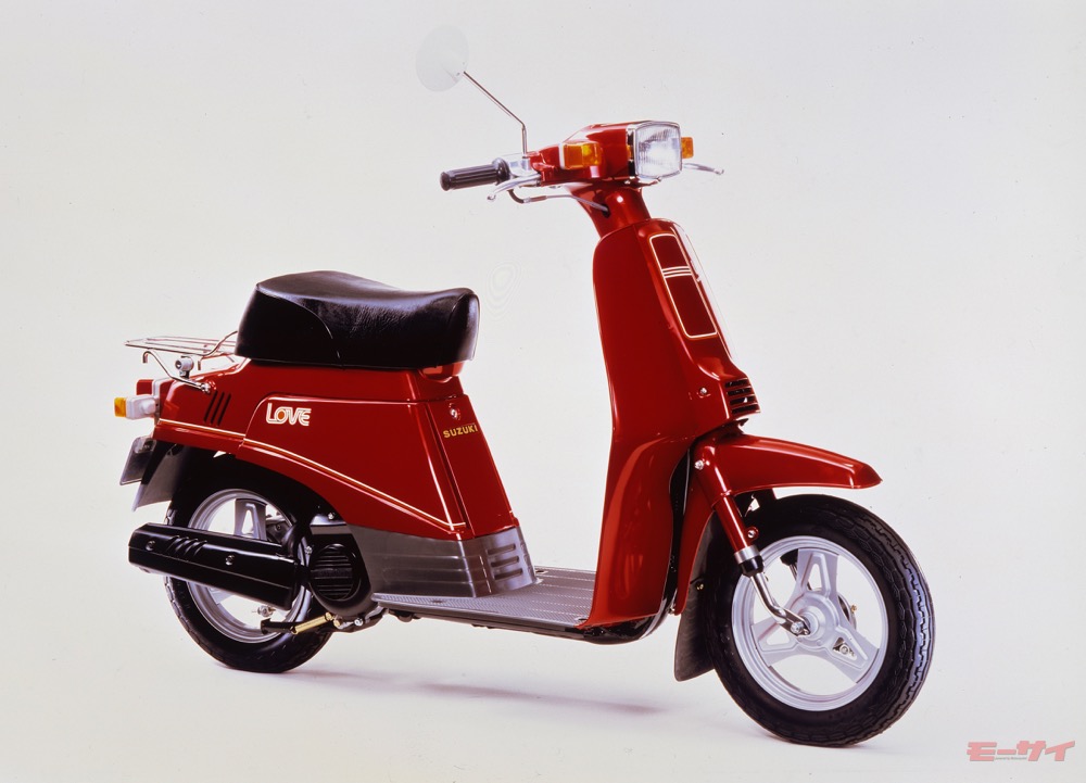 昭和レトロ☆スズキ ラブ スクーター バイク マイケルジャクソン 宣伝