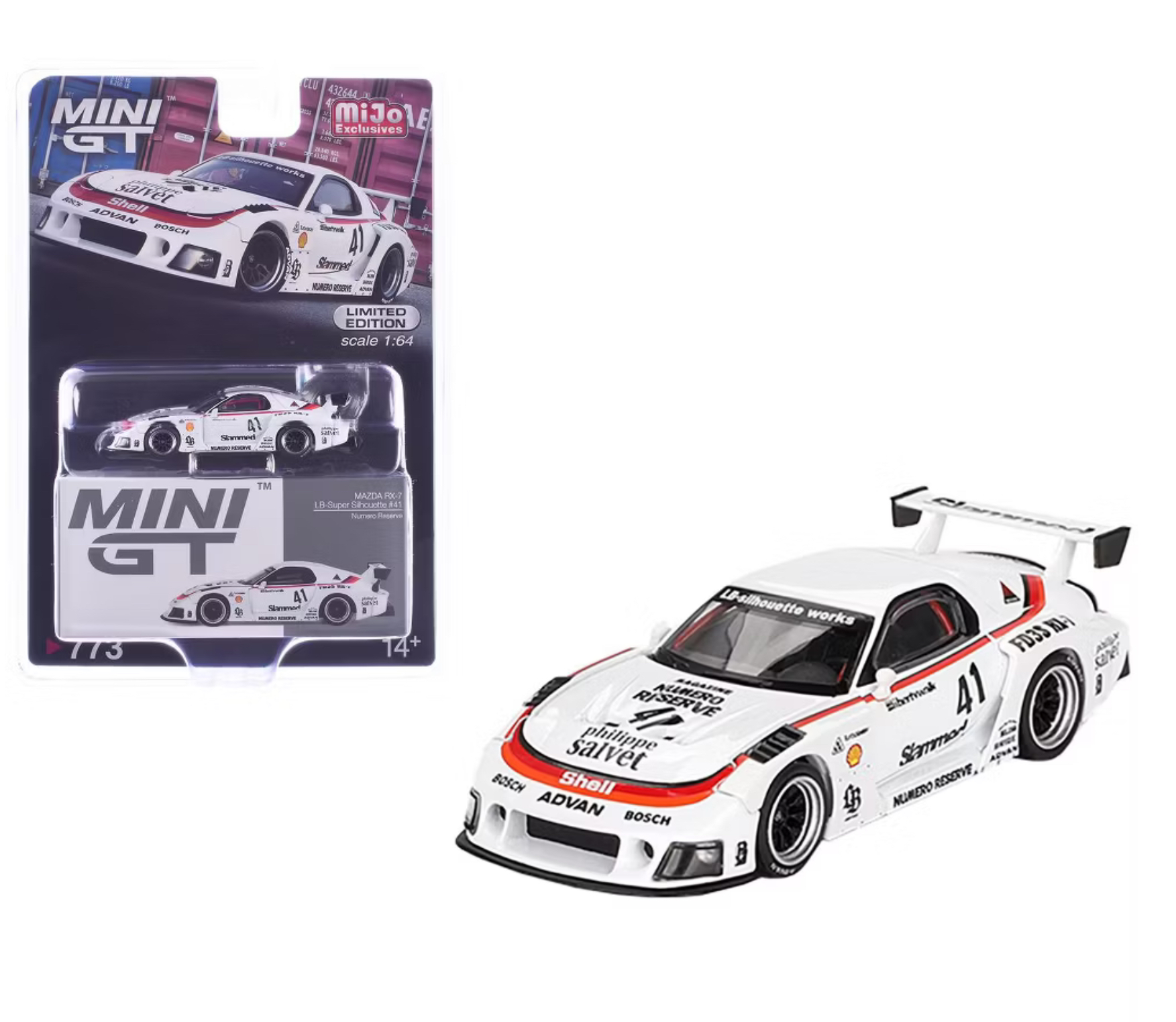 MINI GT MAZDA RX-7 LBWK MINIGT チェイス MINI GT Mazda RX7 LB-Super