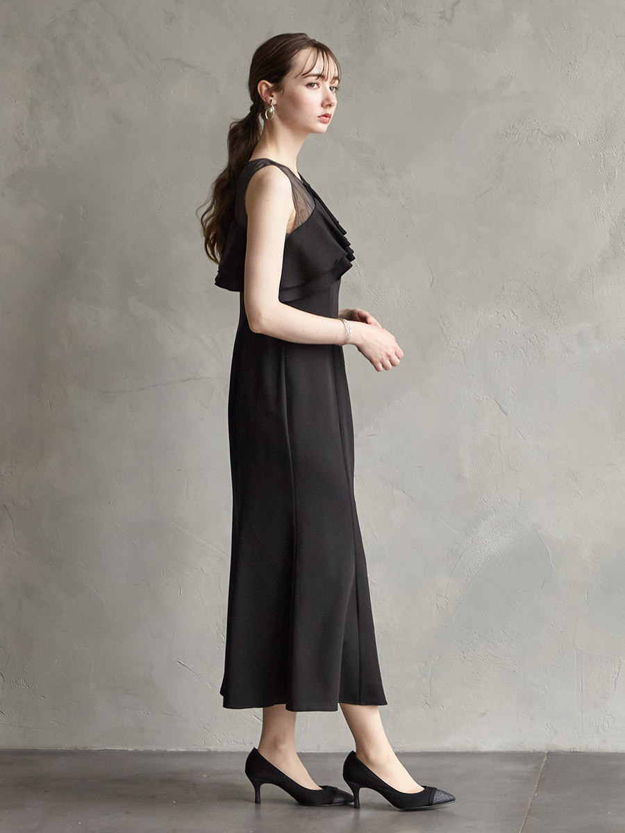 Aimer Acret エメアクレ ブラック 黒 パーティードレス お呼ばれ AIMER