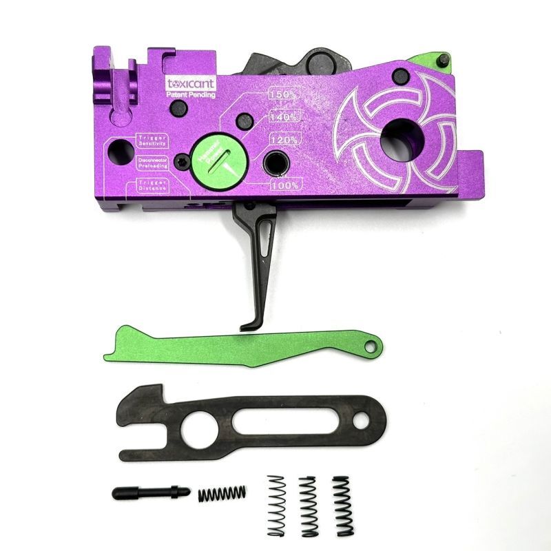 Toxicant製 MCX用 フルアジャスタブル カスタムトリガーボックスASSY
