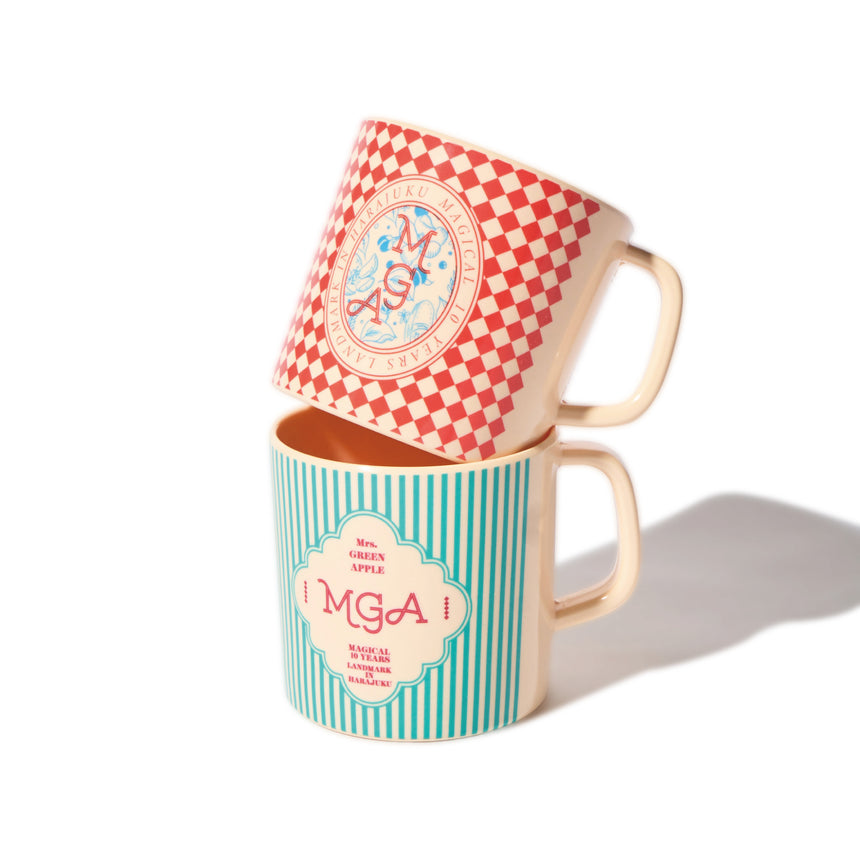 LANDMARK IN HARAJUKU メラミンマグ / レッド – Mrs. GREEN APPLE