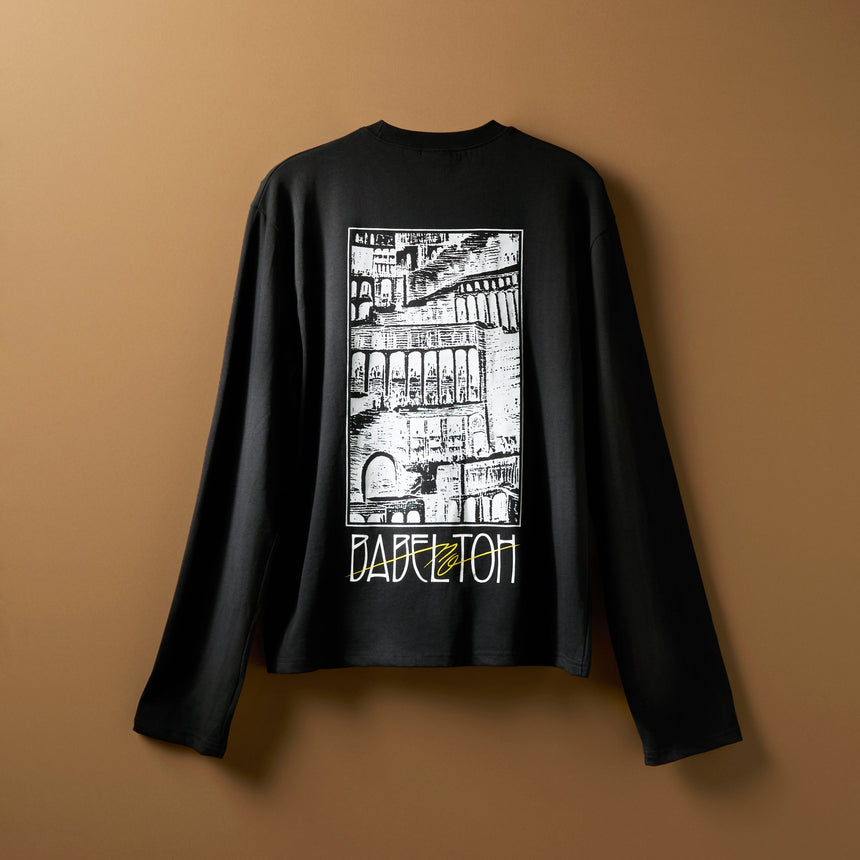 大阪公演】“BABEL no TOH” ロングスリーブTシャツ / ブラック – Mrs