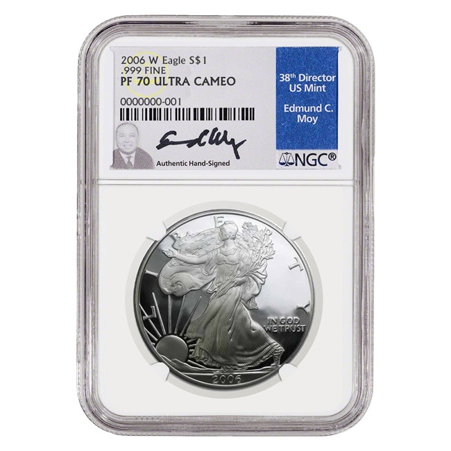 2006 $1 Silver American Eagle PF70 | U.S Gold Bureau