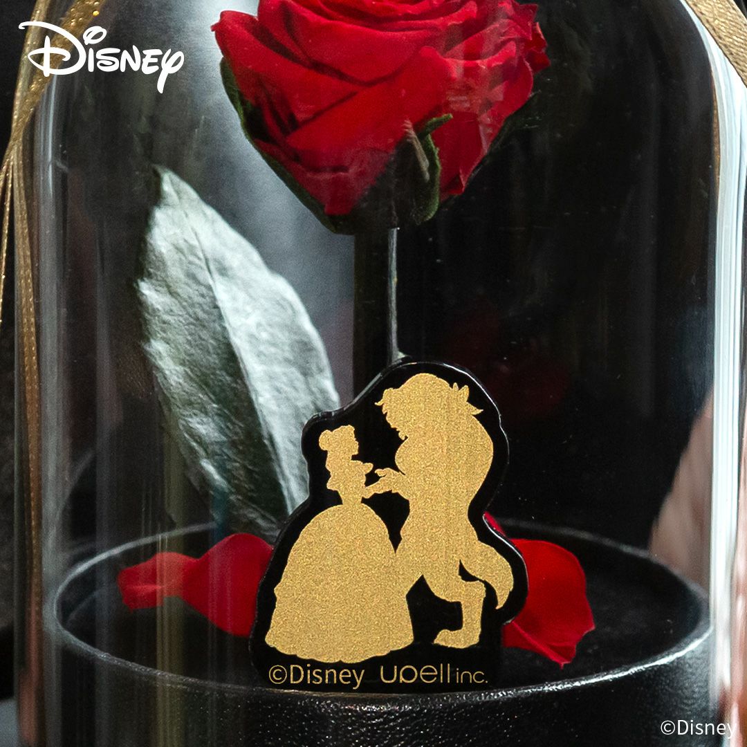 スワロフスキー 美女と野獣 薔薇 クリスタル オブジェ SWAROVSKI