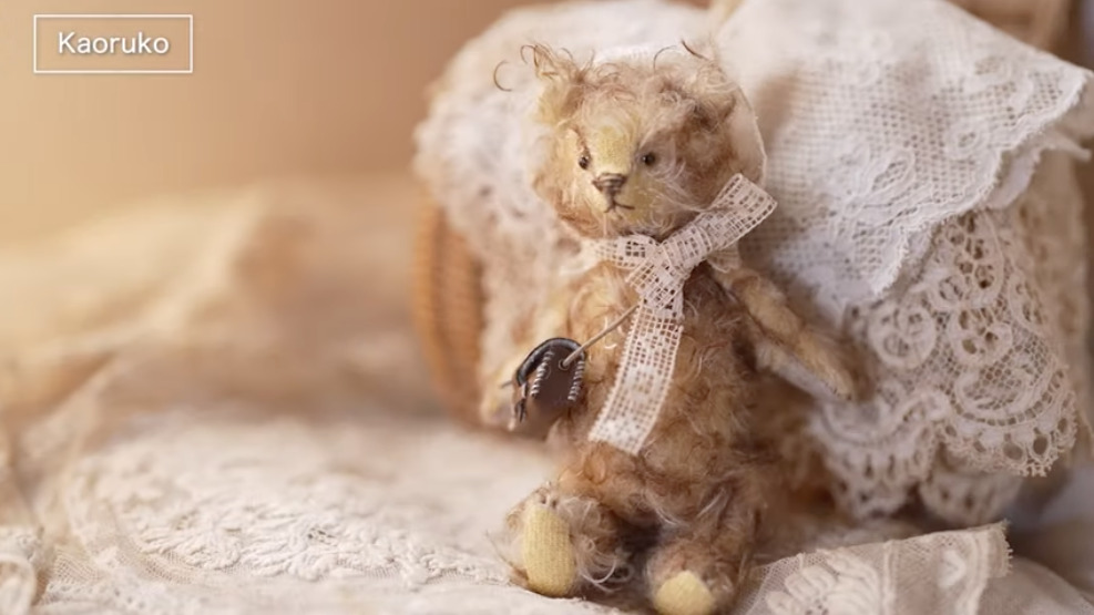 日本作家 テディベア ぬいぐるみ くま アンティーク 作家 手作り