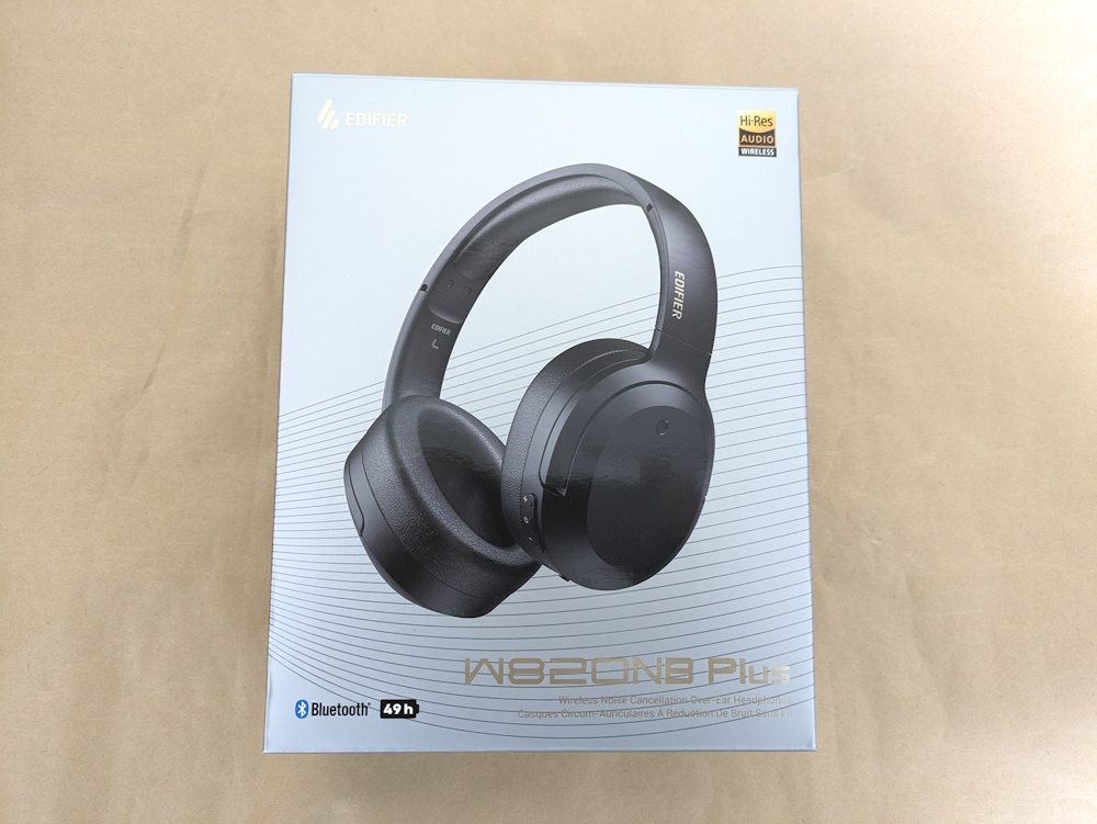 Edifier W820NB PLUSのレビュー！LDAC対応のワイヤレスヘッドホン