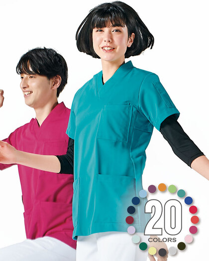 住商モンブラン 72-619 男女兼用スクラブ 4680円｜医療白衣のメディコレ！