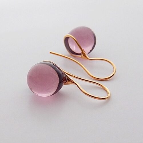 プラチナ【7×13mm 月甲フープピアス】Pt900刻印入 日本製 ペア ピアス