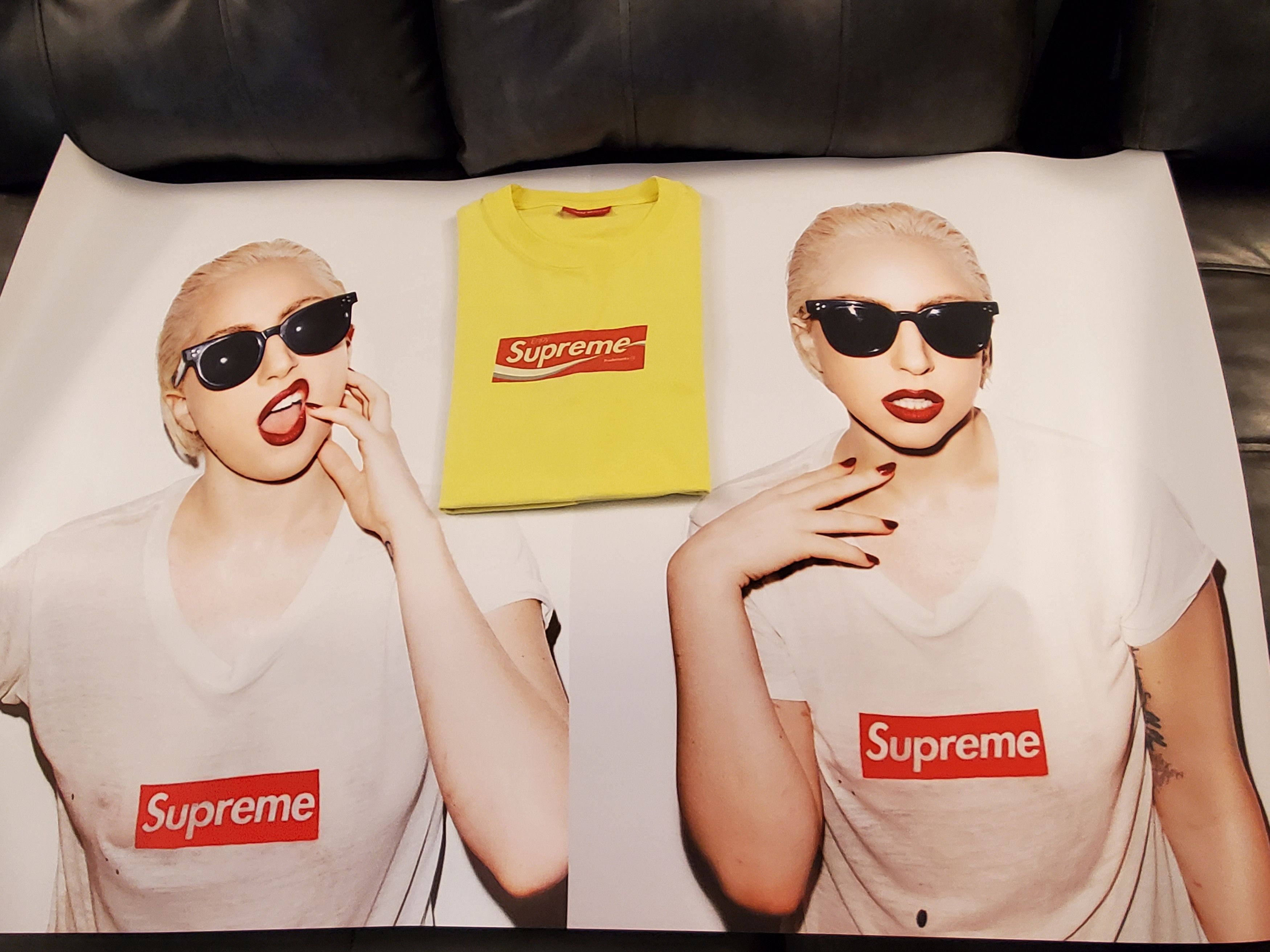 Supreme Supreme lady gaga poster doubleshot | Grailed