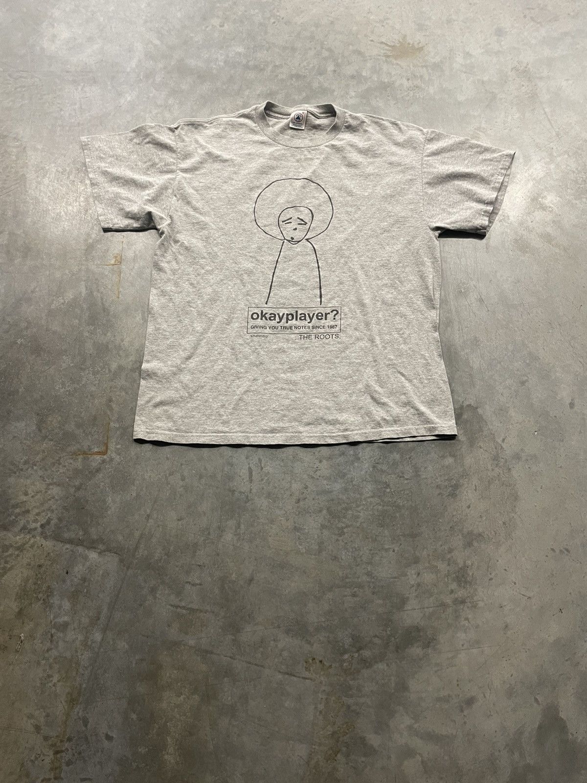 ミュージシャン THE ROOTS OKAYPLAYER TOUR T SHIRTS XL Okayplayer's