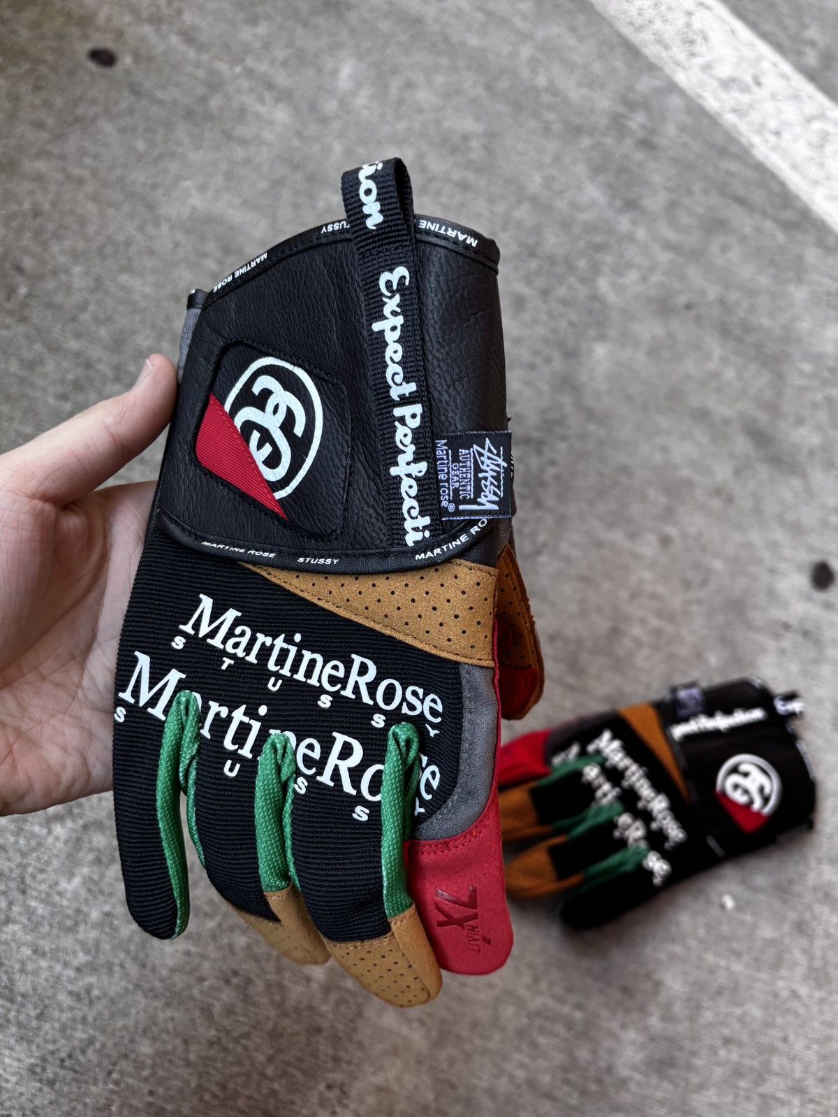 Stussy SS LINK 極まる LEATHER GLOVES KEIJU着用 Stussy SS LINK