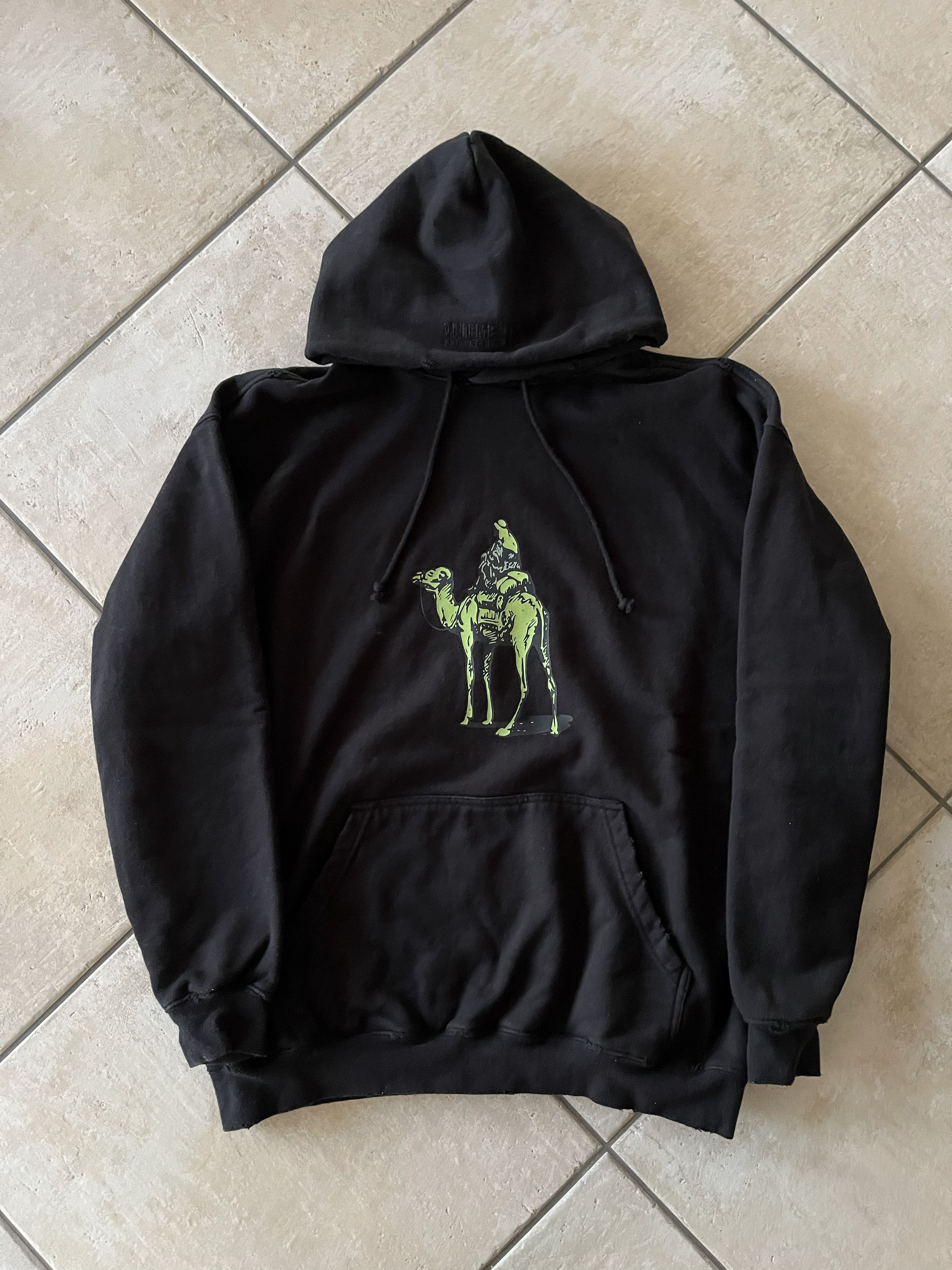 Vetements *RARE* AW 19 Darkweb Silk Road Camel Hoodie | Grailed