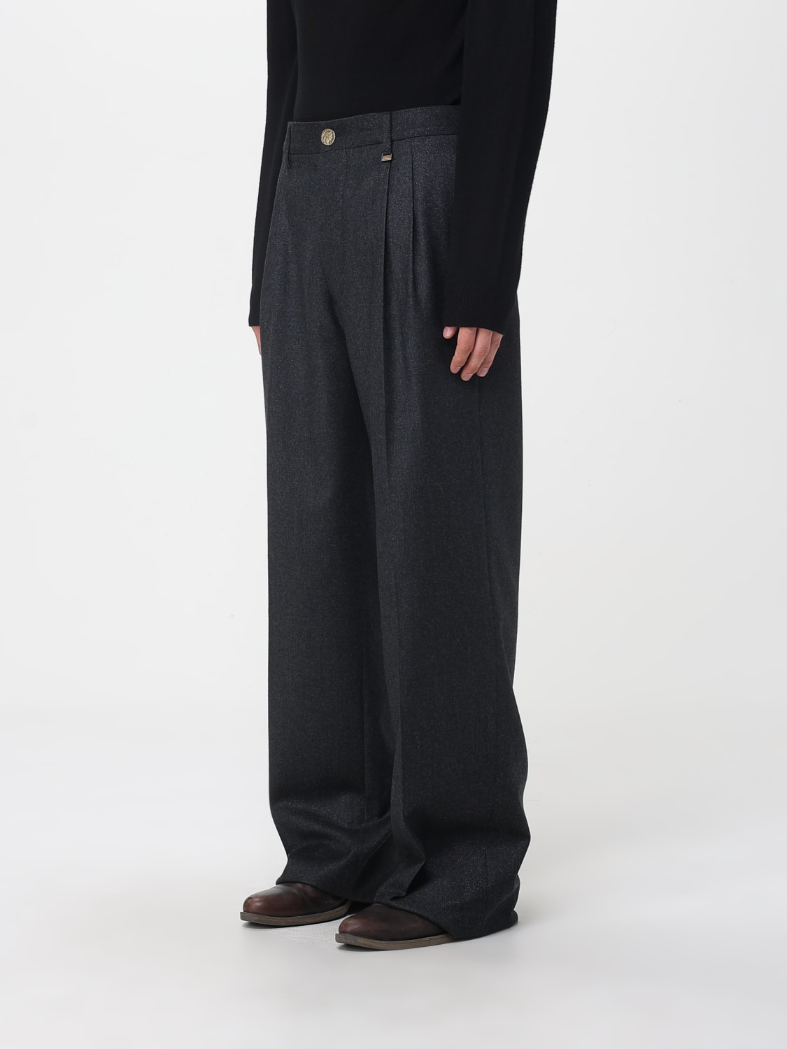 Vivienne Westwood パンツ メンズ - ブラウン | 2F01001SW0173