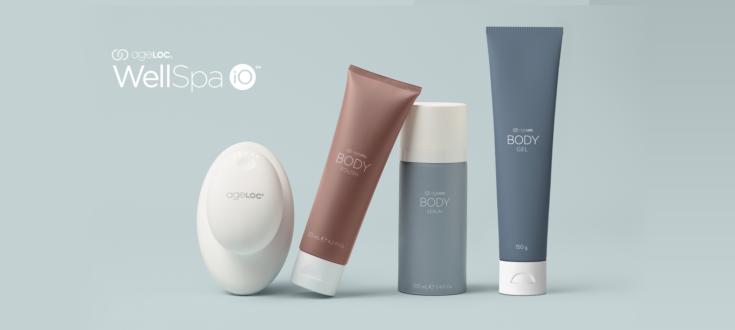 ageLOC ウェルスパ iO ボディジェル ボディポリッシュ セット