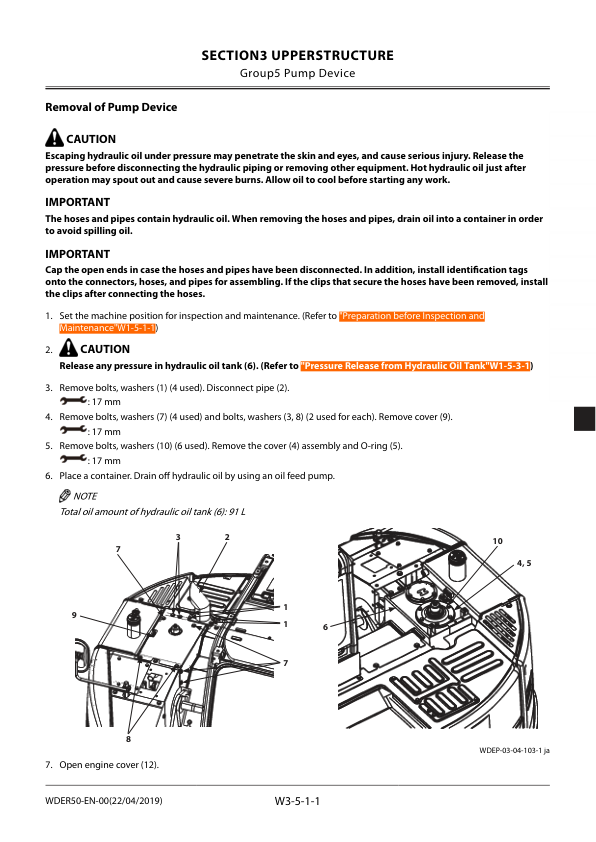 Hitachi ZX85USB-6 Excavator Service Repair Manual