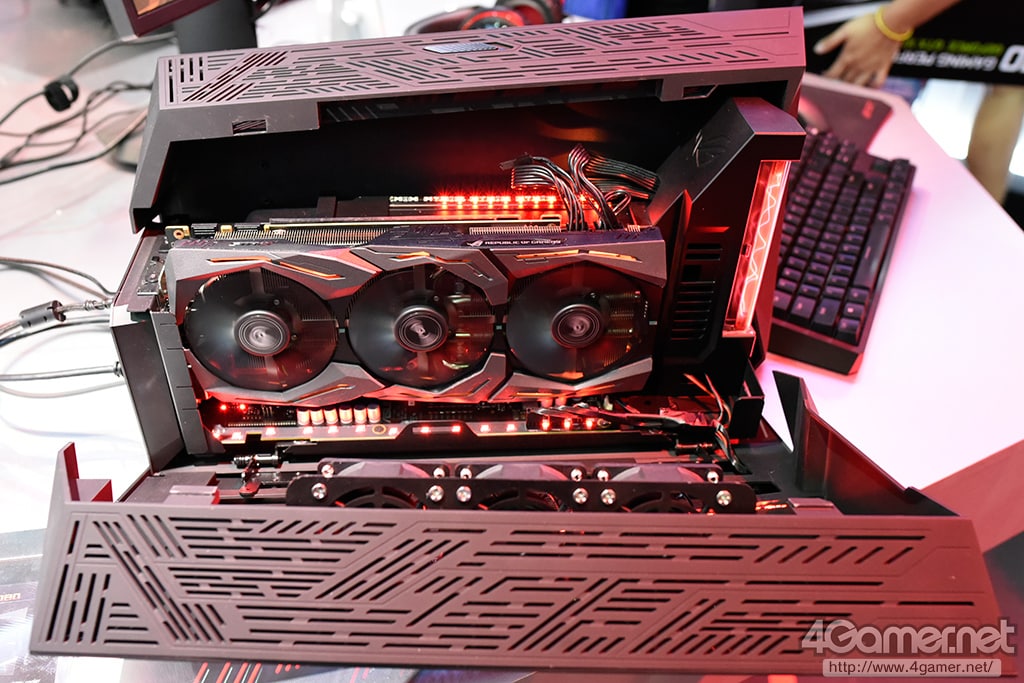 ASUS ROG XG Station 2 External Graphics Card Enclosure Shown