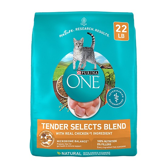 Purina ONE Natural Adult Indoor/Outdoor Tender Selects Blend with
