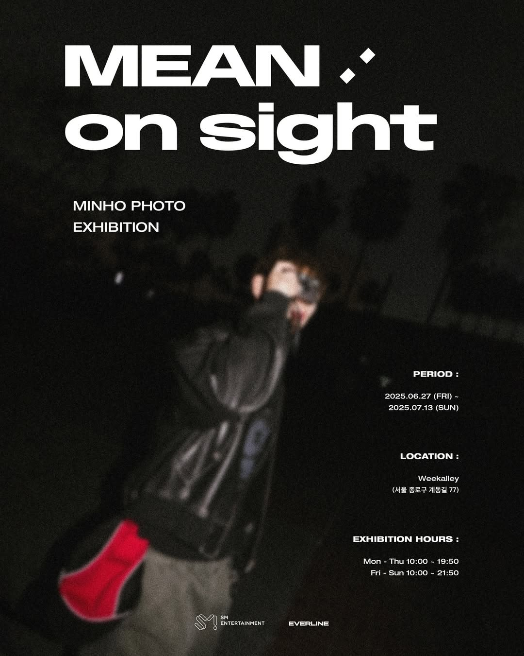 SHINee ミノ ミンホ 写真展 MINHO PHOTO EXHIBITION 『MEAN : on sight