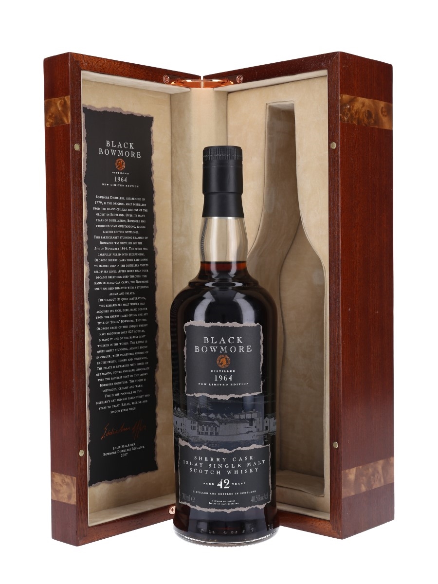 Bowmore 1964 Black Bowmore 42 Year Old - Lot 60395 - Buy/Sell