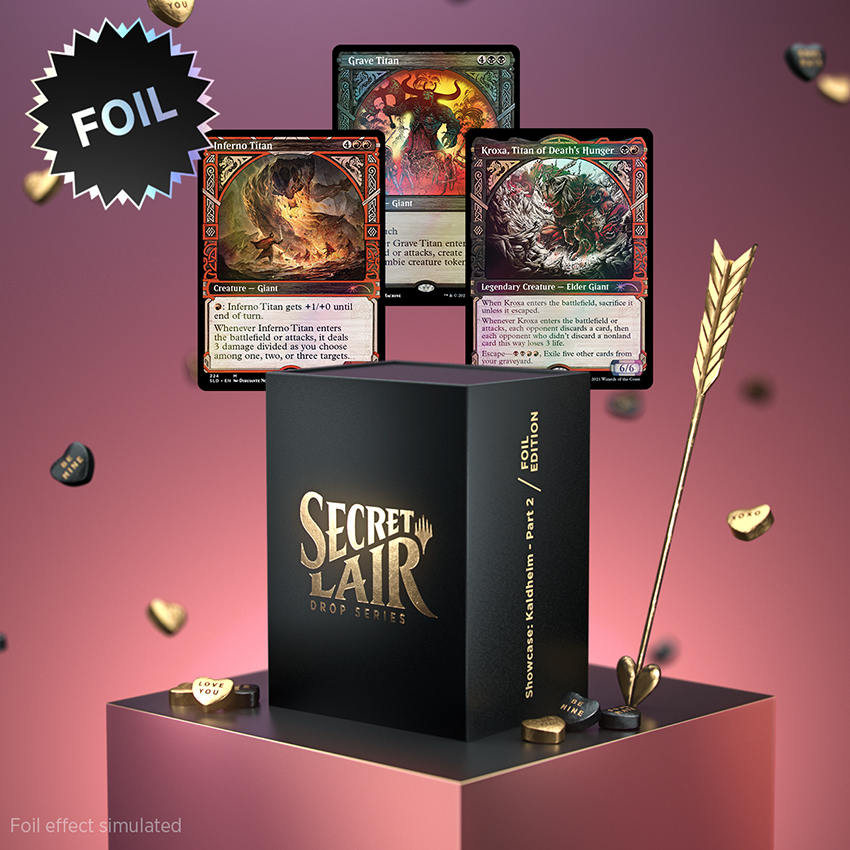 Secret lair Valentine'sDay 2021 mtgマジック