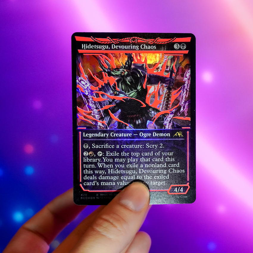 MTG 神河NEON DYNASTY フォイル版プロモパック6パック