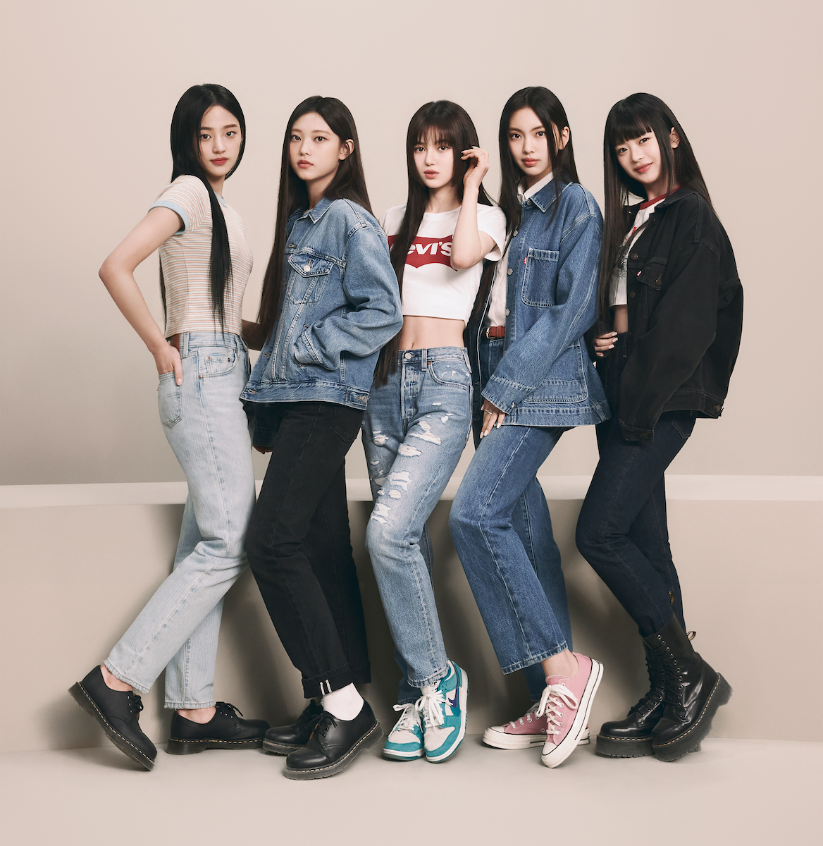 リーバイス」がK-POPニュージーンズをグローバルアンバサダーに起用