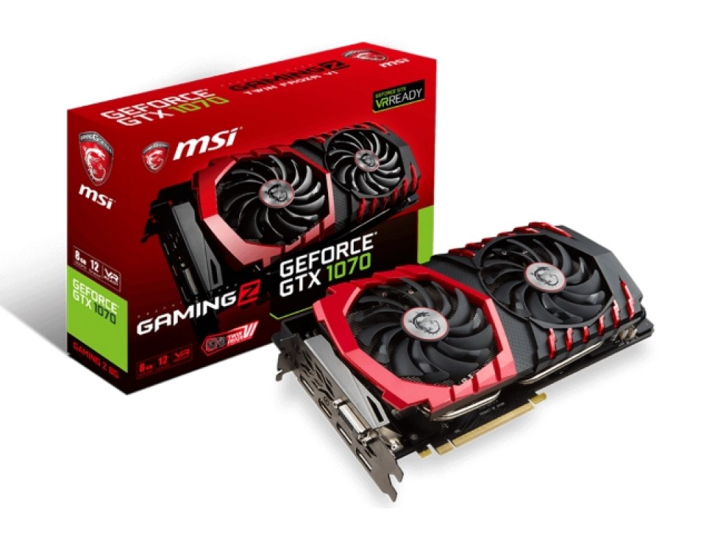MSI GTX1070搭載グラフィックスカードにプレミアム選別モデル「MSI