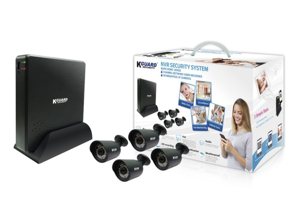 ま*や様 防犯カメラKGUARD SECURITY HDセキュリティカメラシステ 防犯