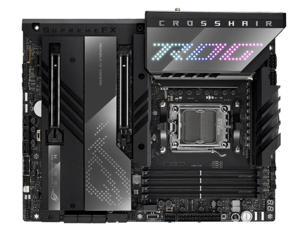 ASUS ROG CROSSHAIR X670E HERO AMD 600シリーズ Socket AM5対応 AMD