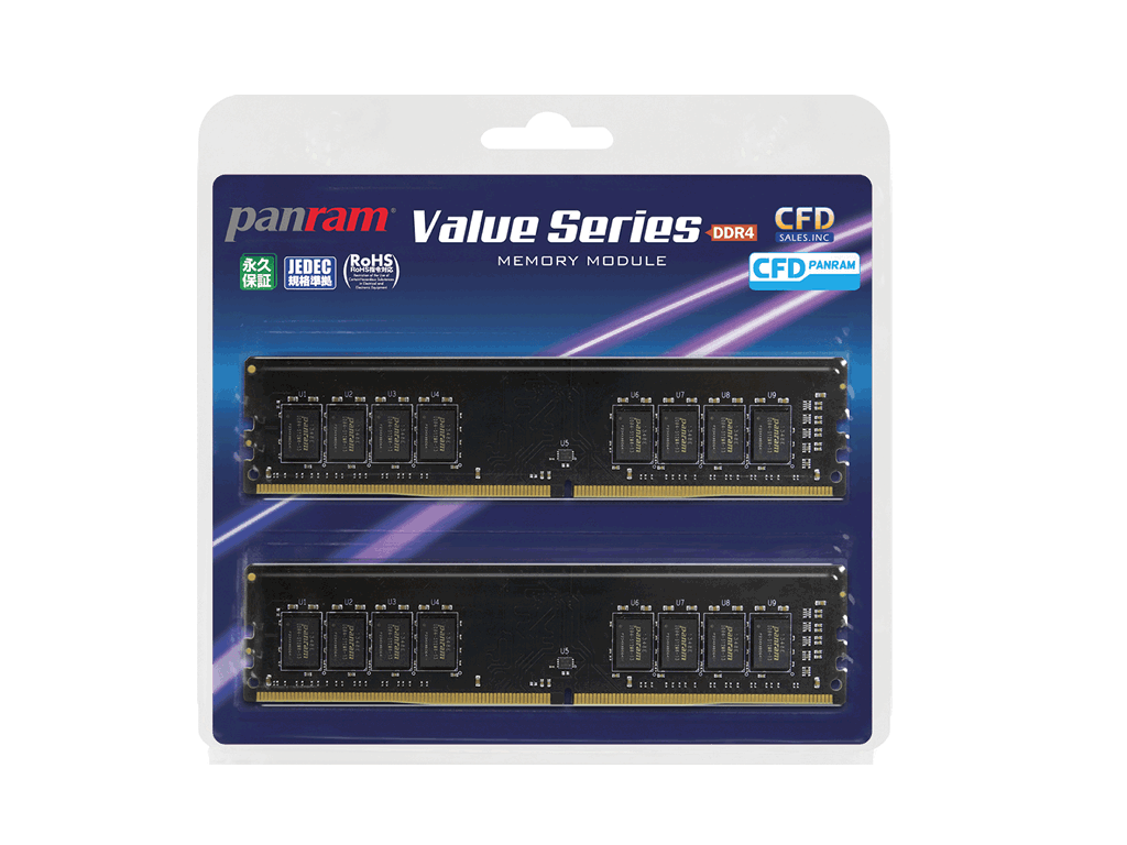 CFD W4U2666PS-16GC19 CFD-Panram 288Pin DDR4-2666 CL19 32GB(16GBx2