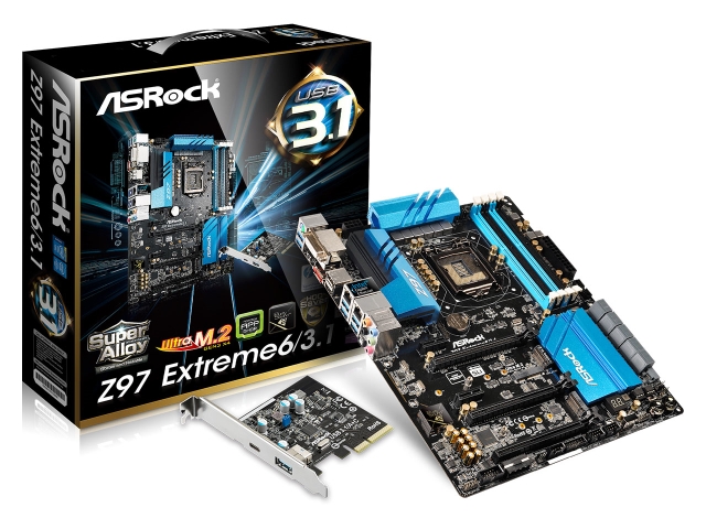 ASRock Z97 Extreme6/3.1 インテル 9シリーズ LGA1150対応 intel Z97