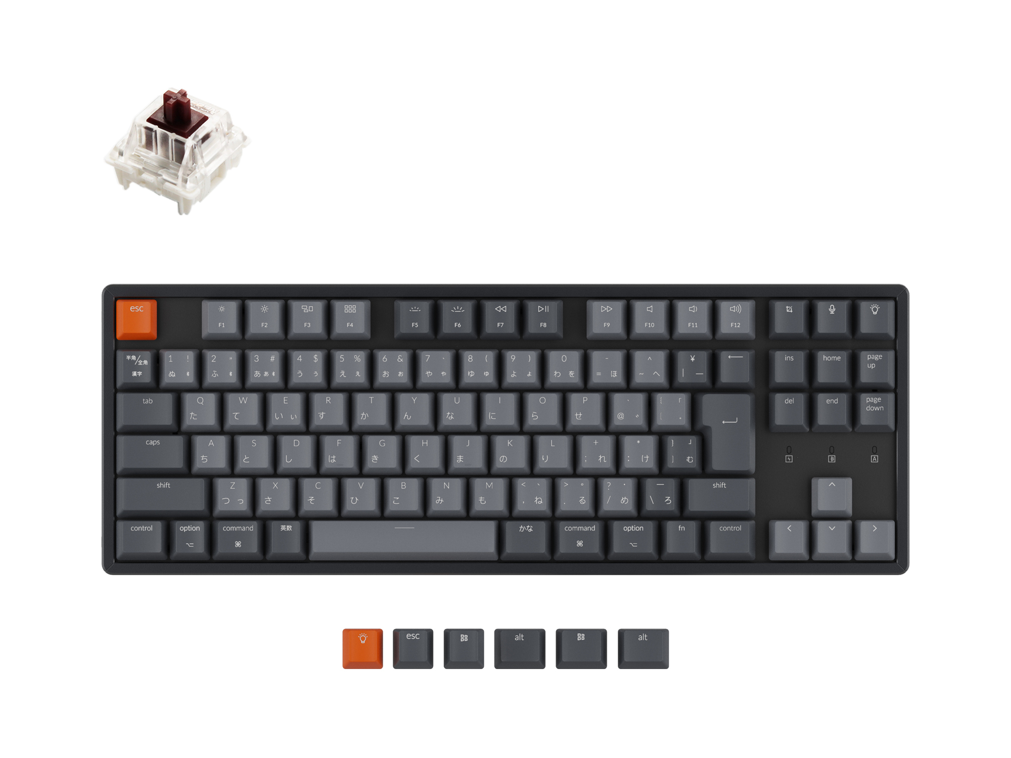 Keychron Keychron K8 ワイヤレス・メカニカルキーボード RGBライト