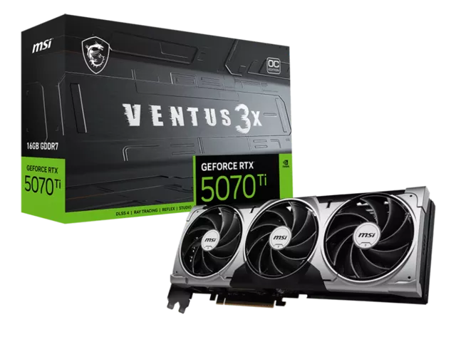 MSI GeForce RTX 4070 Ti VENTUS 3X 12G OC VENTUS GEFORCE RTX 4070