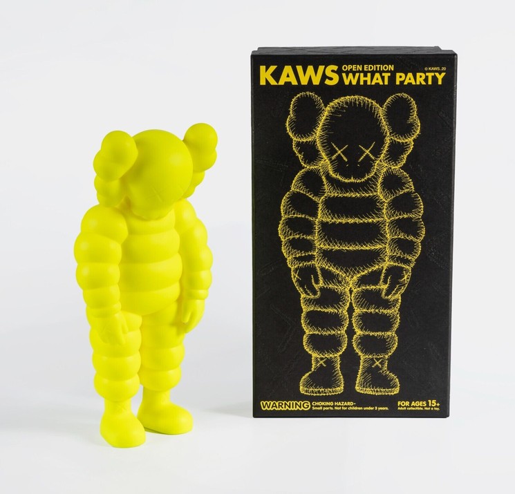 KAWS What Party Figure yellow