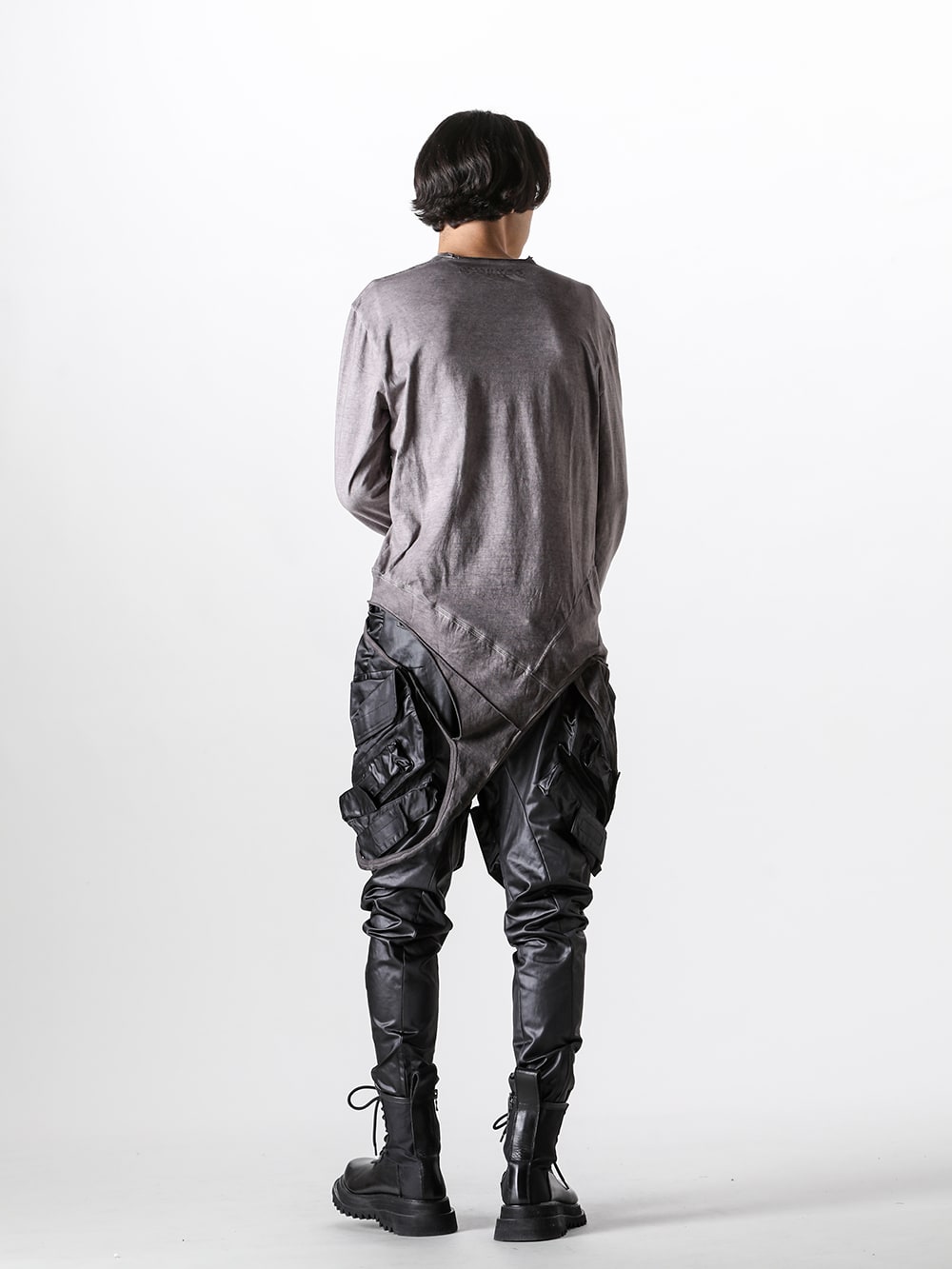 JULIUS 2024-25AW Military Item Gas Mask Pants Styling -FASCINATE