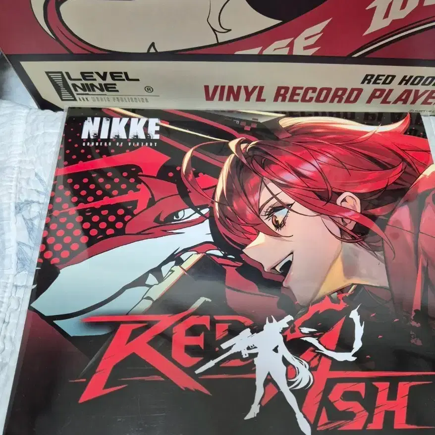 レッドフード LPプレーヤー Nikke Red Hood LP Player Record LP Set