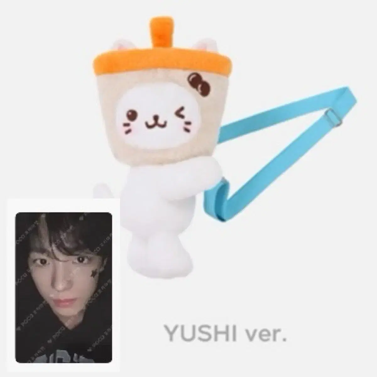 NCTWISH ユウシ キャラクターバッグ バブルニャン ぬいぐるみ トレカ