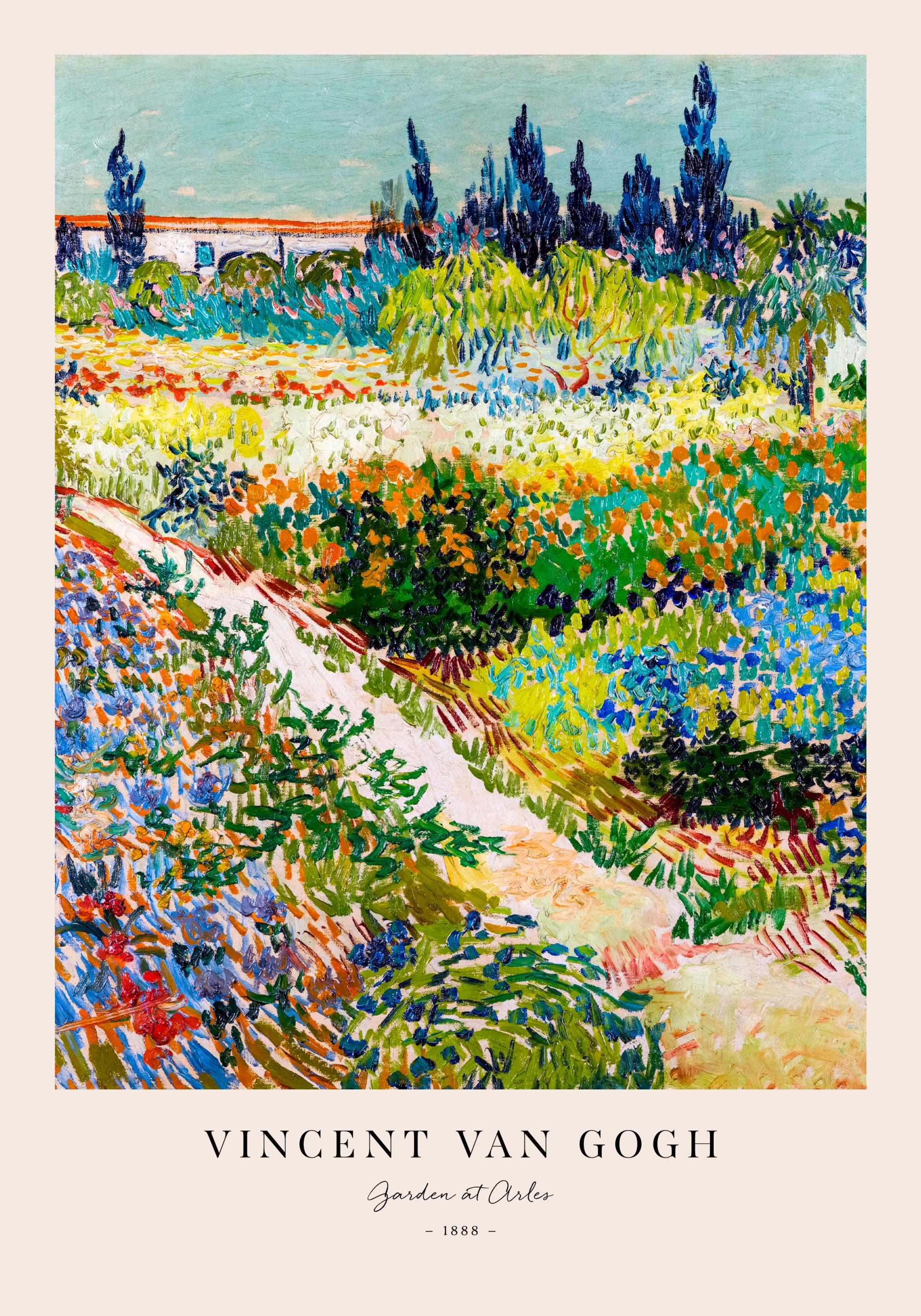 Van Gogh Garden at Arles Print – Classic Art Poster | Desenio