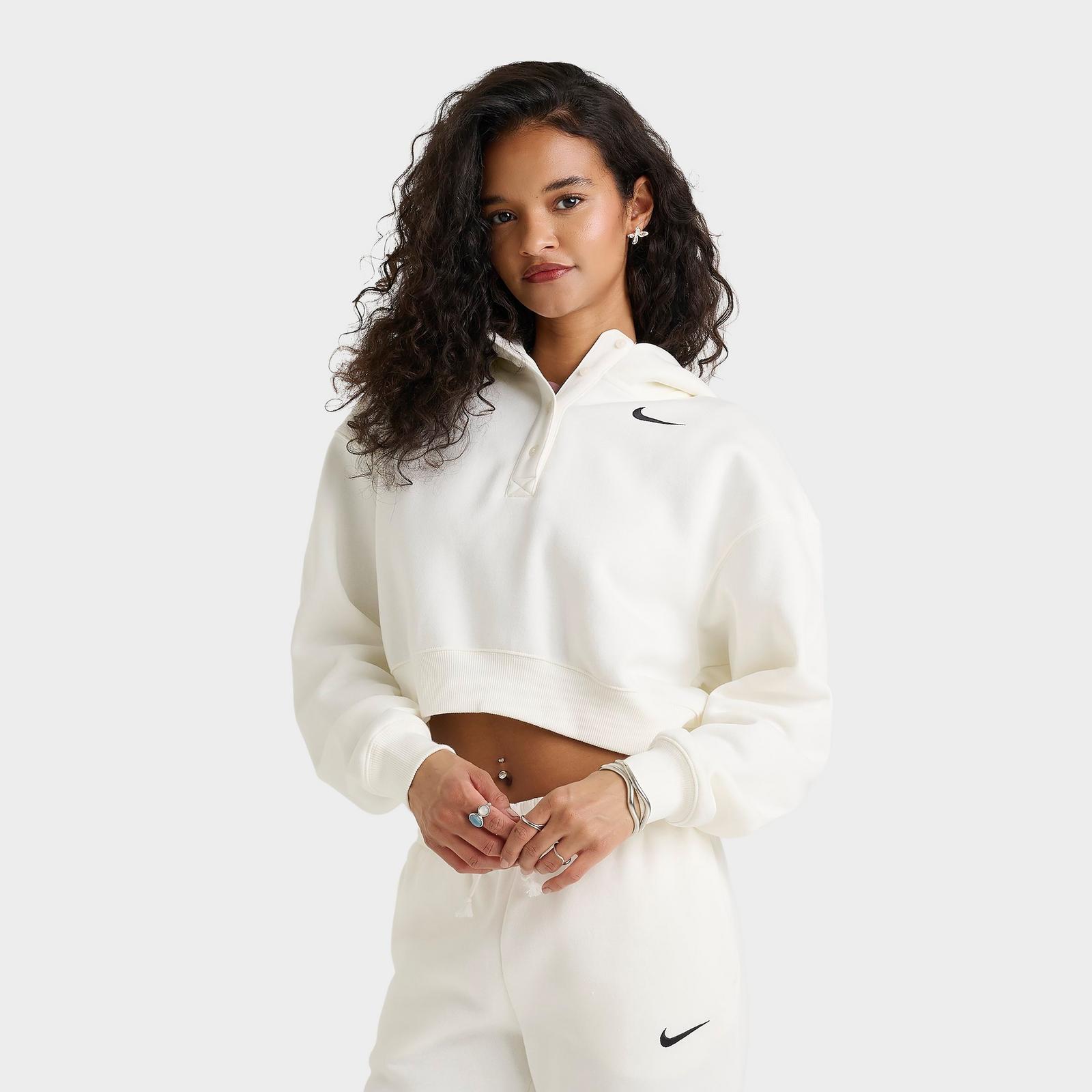 Women's Nike Sportswear Phoenix Fleece Oversized Cropped Henley