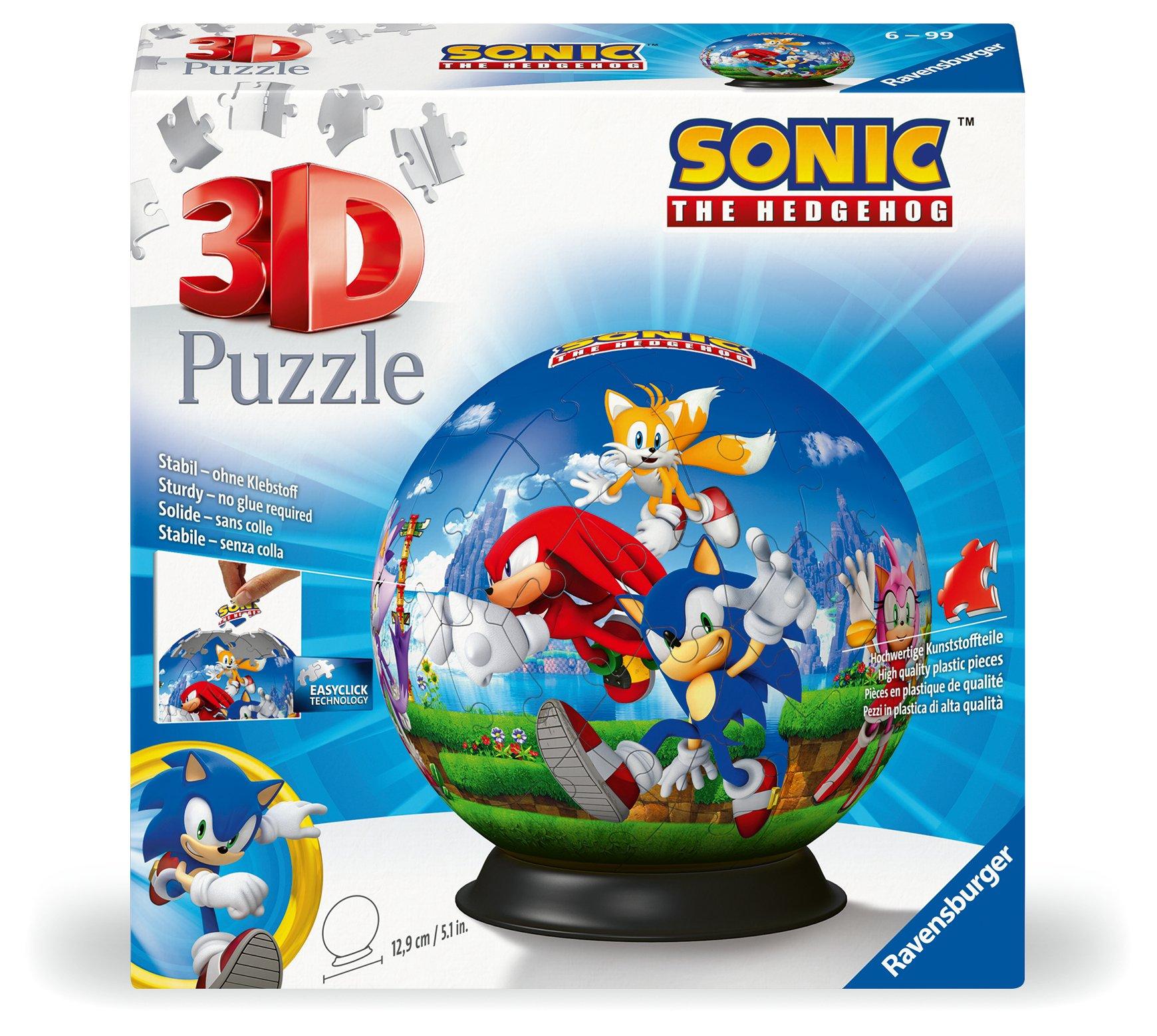 Sonic the Hedgehog 3D Ball Puzzle - 72 Piece | GameStop