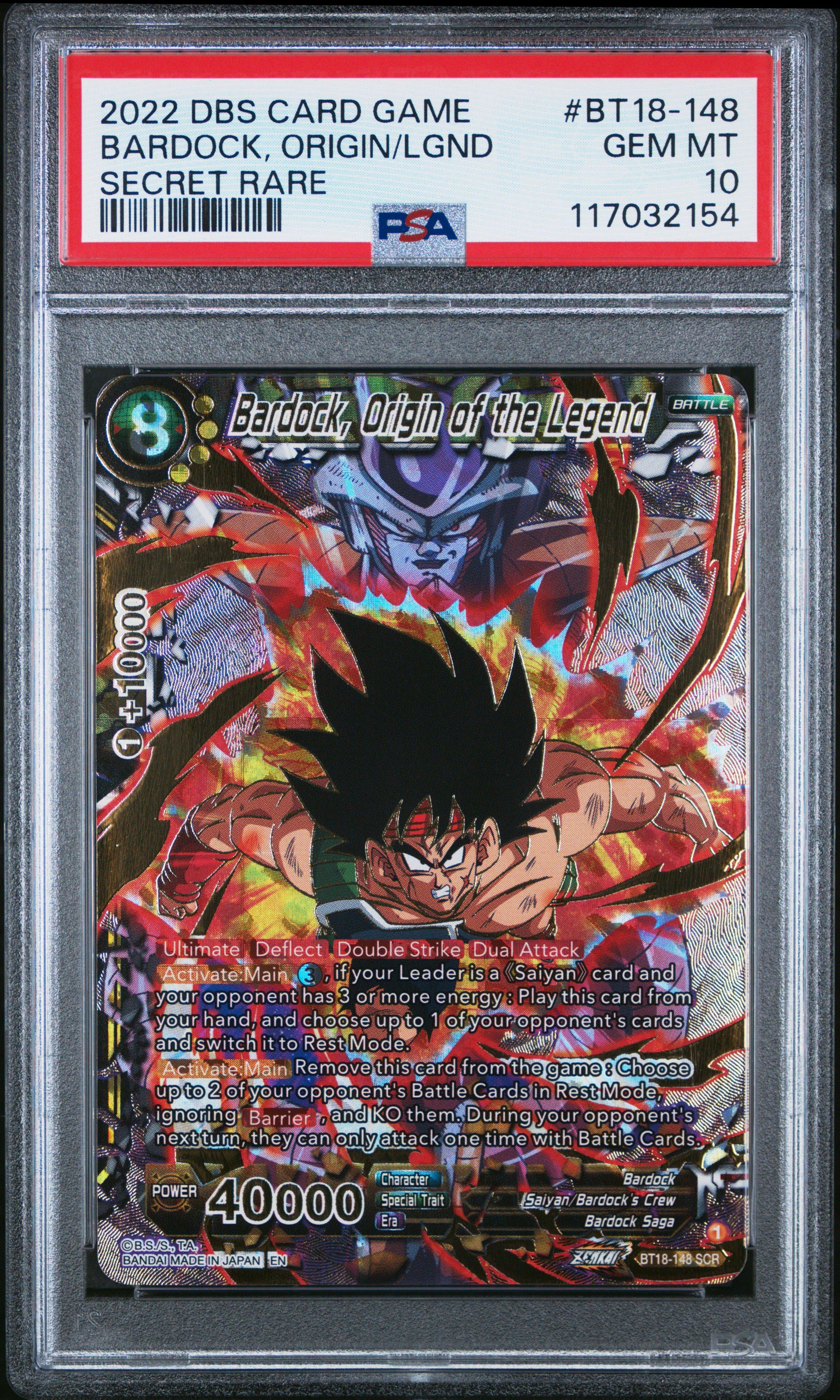 2022 Dragon Ball Super Card Game Series 18 Dawn Of The Z-legends