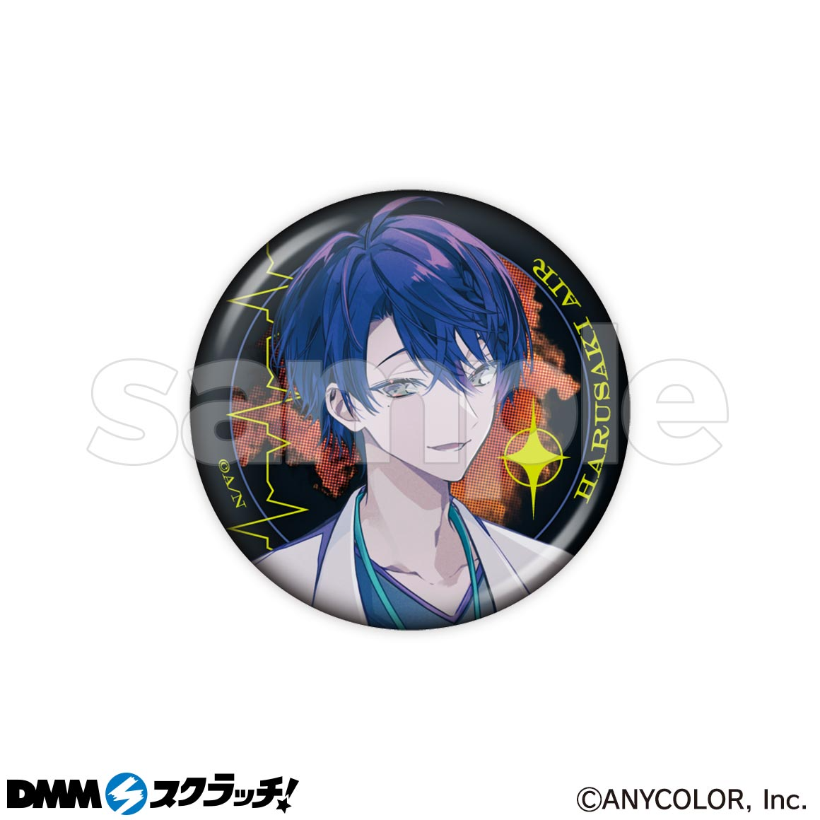 にじさんじ DMMスクラッチ第11弾 弦月藤士郎 缶バッジ にじさんじ