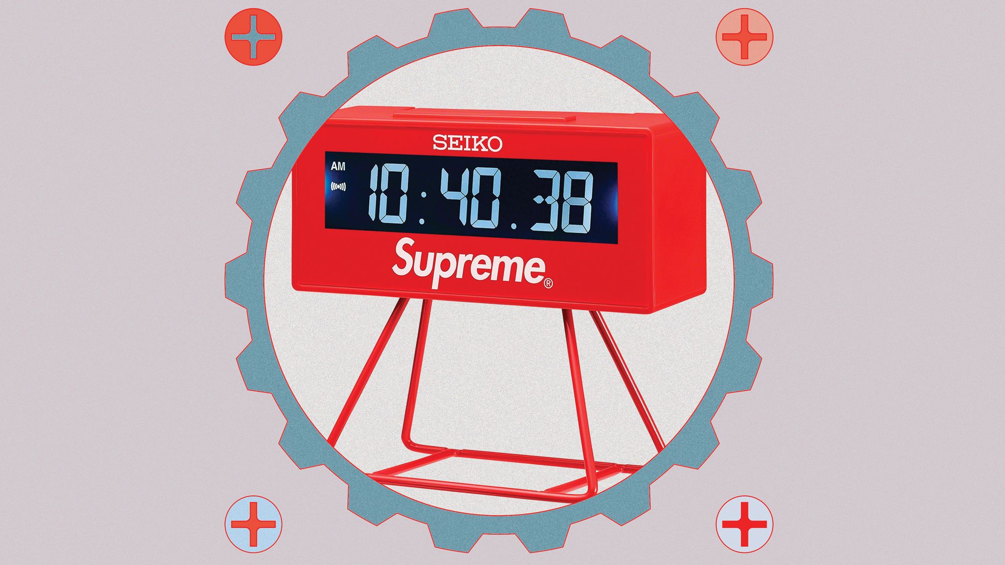 Supreme Seiko Marathon Clock シュプリーム セイコー Seiko Supreme