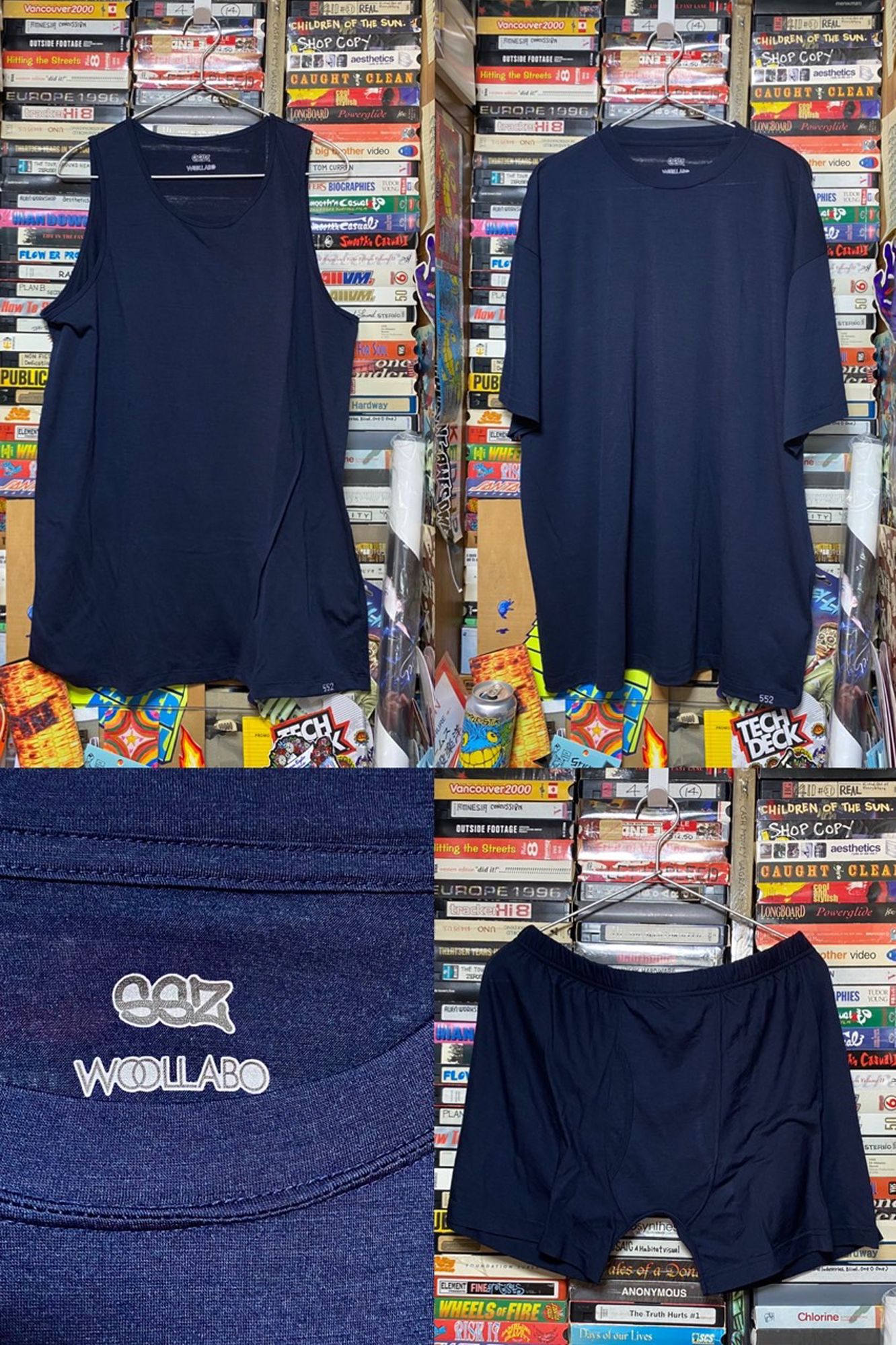 SSZ WOOLLABO tank top タンクトップ WOOL LABO WOOLLABO SSZ TANK