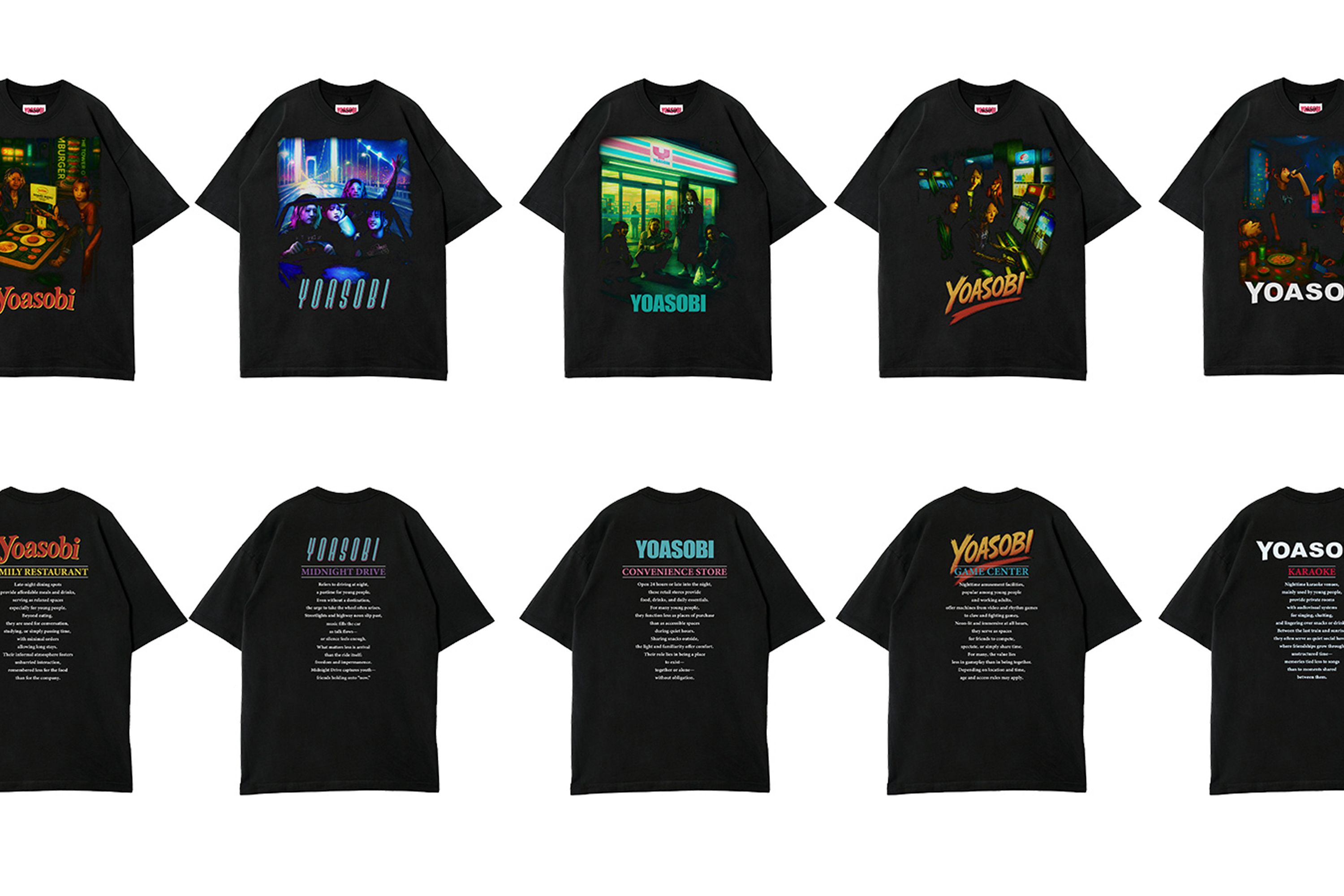 YOASOBI × ダブレットが「夜遊び」をテーマにした限定アイテムを発表