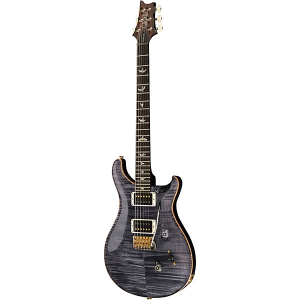 Platinum PRS Custom 24 10-Top Electric Guitar - Gray Black