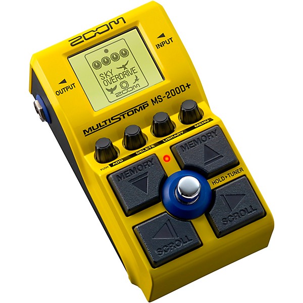 Zoom MS-200D+ Multi-Stomp Distortion Effects Pedal Yellow | Guitar