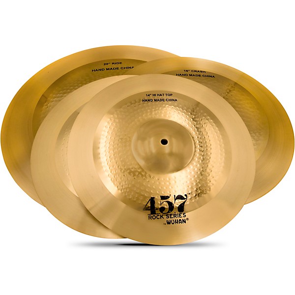 Wuhan 457 4-Piece Rock Cymbal Pack | Guitar Center