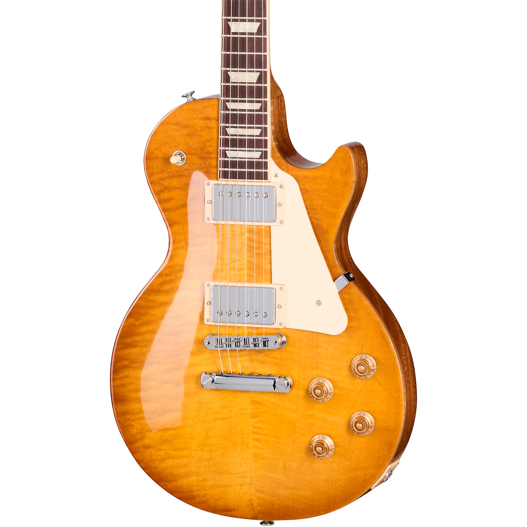 Gibson Les Paul Studio Figured Limited Electric Guitar- Lemon